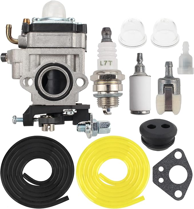 Carbhub 967086901 Carburetor for Poulan Pro PR46BT PR48BT BP400 PR2322 BP402 967086901 150032738 530058436 Eskimo Mako M43 M43Q8 Viper 43cc Engine Southland SCV43 SEA43 Earth Auger Carb 62100-81010
