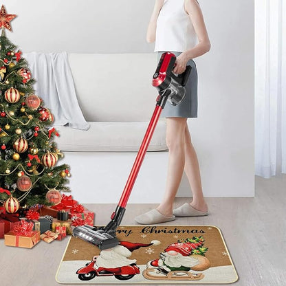 Vanleonet Merry Christmas Gnome Door Mat, Christmas Welcome Decorative Doormat,Winter Xmas Holiday Front Porch Rugs, Outdoor Indoor Entrance Doormat, Front Door Mats Floor Mat, 29 x 17 Inch