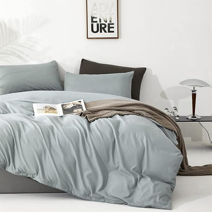 Dusty Blue Comforter Set Cal King Size Blue Comforter 3 Pieces Blue Color California King Comforter Bedding Set Women Solid Blue Cal King Bed Comforter Set