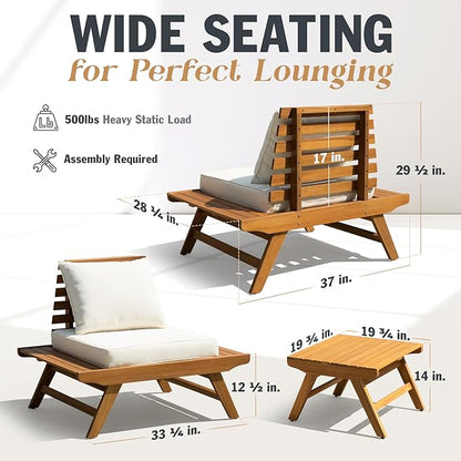 Lucille Set of 2 with End Table, Onesize, Armless Club Chairs