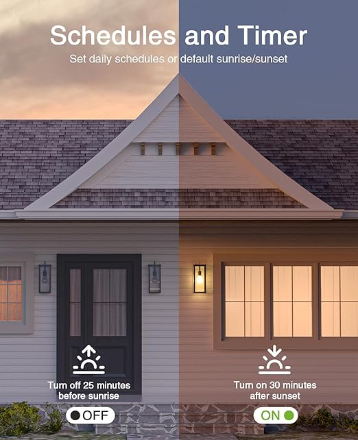 GHome Smart Switch, 3 Way Wi-Fi Light Switch Compatible with Alexa and Google Home, 2.4GHz Schedule Timer, Neutral Wire Required, 3-Way Installation, FCC Listed (4-Pack),White