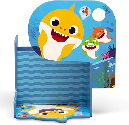 Baby Shark Chair Desk with Storage Bin - Ideal for Arts & Crafts, Snack Time, Homeschooling, Homework & More by Delta Children