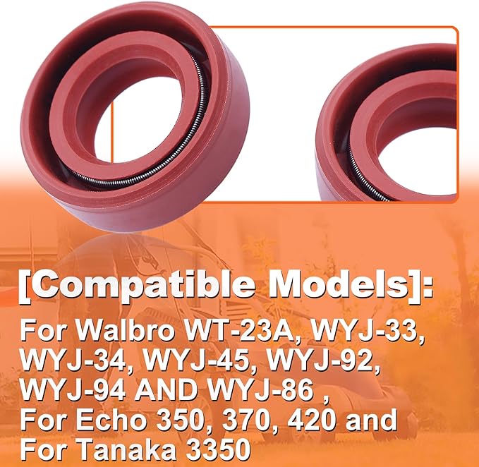 Oil Seal for Stihl FS38 FS40 FS45 FS46 FS50 FS55 FS56 FS70 FS83 BG86 BG45 BG46 BG55 BG56 BG66 BG85 BR45C BT45 FC55 FC56 FC70C FC73 FC83 Backpack Blower Edger Brushcutter 9639 003 1230