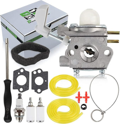 308054114 308054075 Carburetor for Homelite Carburetor Fits for 26B Leaf Blower UT09526 with Carburetor Adjusting Tool Air Filter