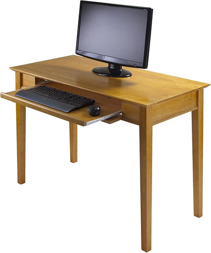 Winsome Wood Studio Home Office, Honey
