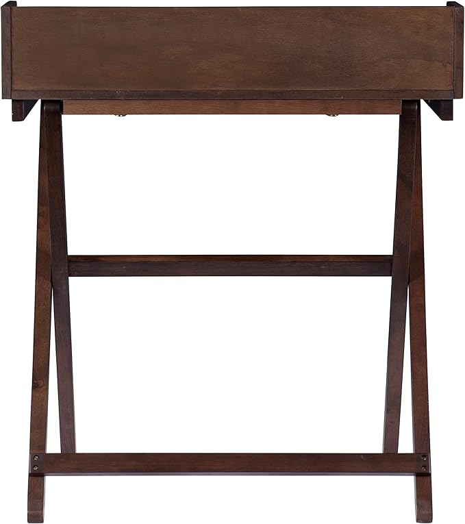 Linon Mable Folding Desk, Walnut