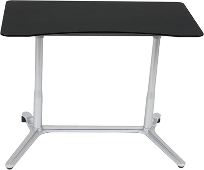 Calico Designs 51230 Sierra Height Adjustable Desk, Silver/Black 37.5 Inch
