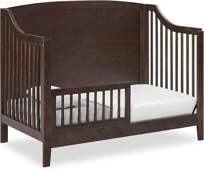 Delta Children Campbell 6-in-1 Convertible Crib - Greenguard Gold Certified, Walnut Espresso