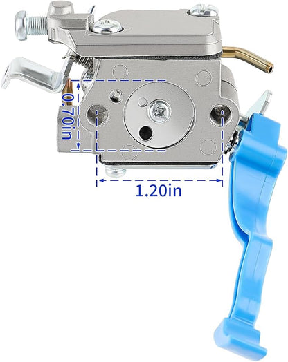 590460102 Carburetor for Husq 125B 125BX 125BVX Leaf Blower Trimmer for Zama C1Q-W37 Carb 545 08 18-11 581798001 545081811 545112101 with Air Filter Fuel Line Kit