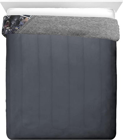 Jay Franco Marvel Spiderman Grunge Queen Comforter & Sham Set - Super Soft Kids Bedding - Fade Resistant Microfiber (Official Marvel Product)