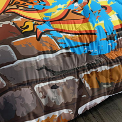 Axolotl Quad Bike Bedding Set Twin,Dirt Bike Comforter Set,Extreme Sports Bedding Set,Sports Theme Comforter Set,Tractor Truck Bedding,Motorcycle Comforter for Kids Boys Teens,1 Quilt 2 Pillowcases