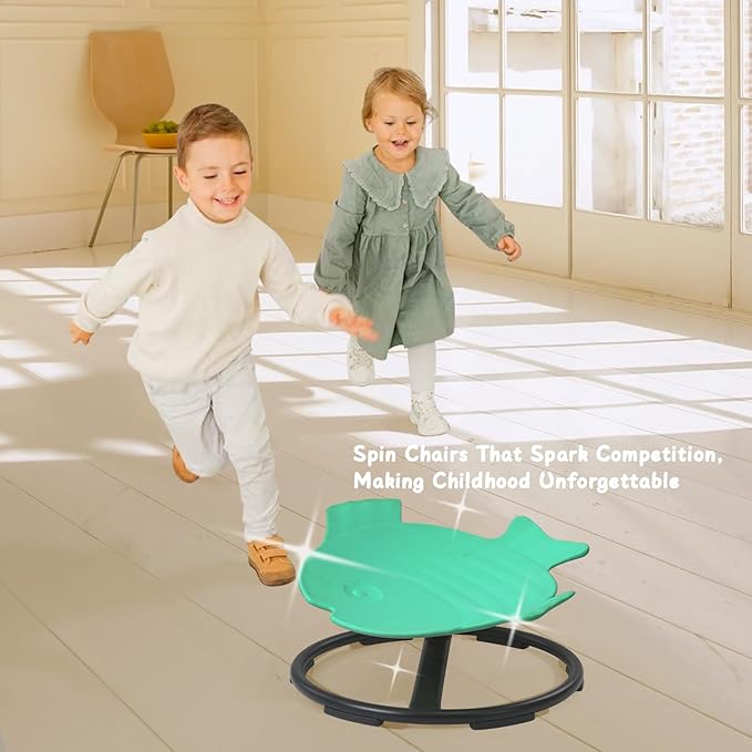 Autism Sensory Products Sit and Spin Spinning Activity Toy for Toddlers, Sensory Spinning Seat for Kids, Autism Kids Swivel Chair Training Body Coordination