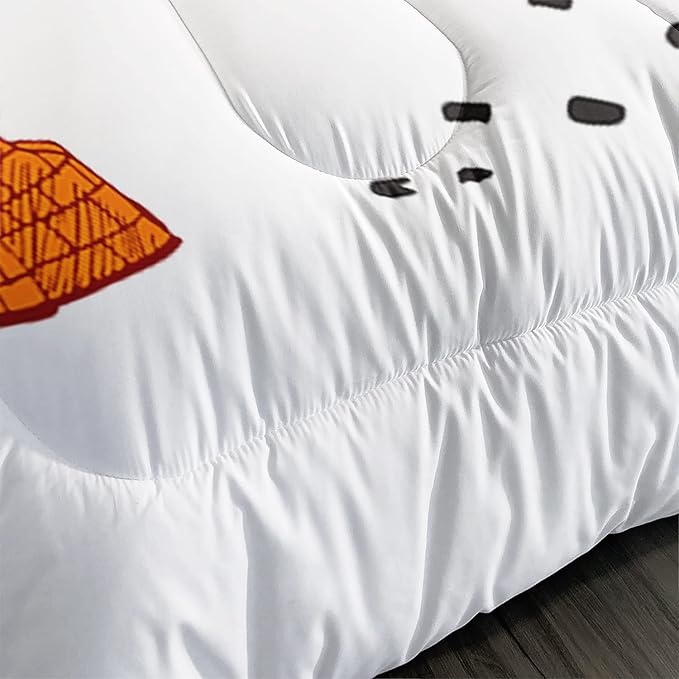 CVHOUSE Tractor Bedding Sets for Boys,Excavators Comforter Full,Boys Cartoon Truck Comforter Set,Trucks Tractors Cars Quilt Set with 1 Comforter and 2 Pillow Cases- 3 Piece