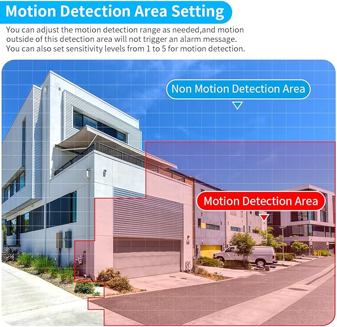 (Dual Antennas for WiFi Enhanced & 60 Days Storage) AI Human Detected 2K 3.0MP Wireless Security Camera System,OOSSXX 10 Channel NVR HD Outdoor Home Surveillance WiFi Cameras Systems