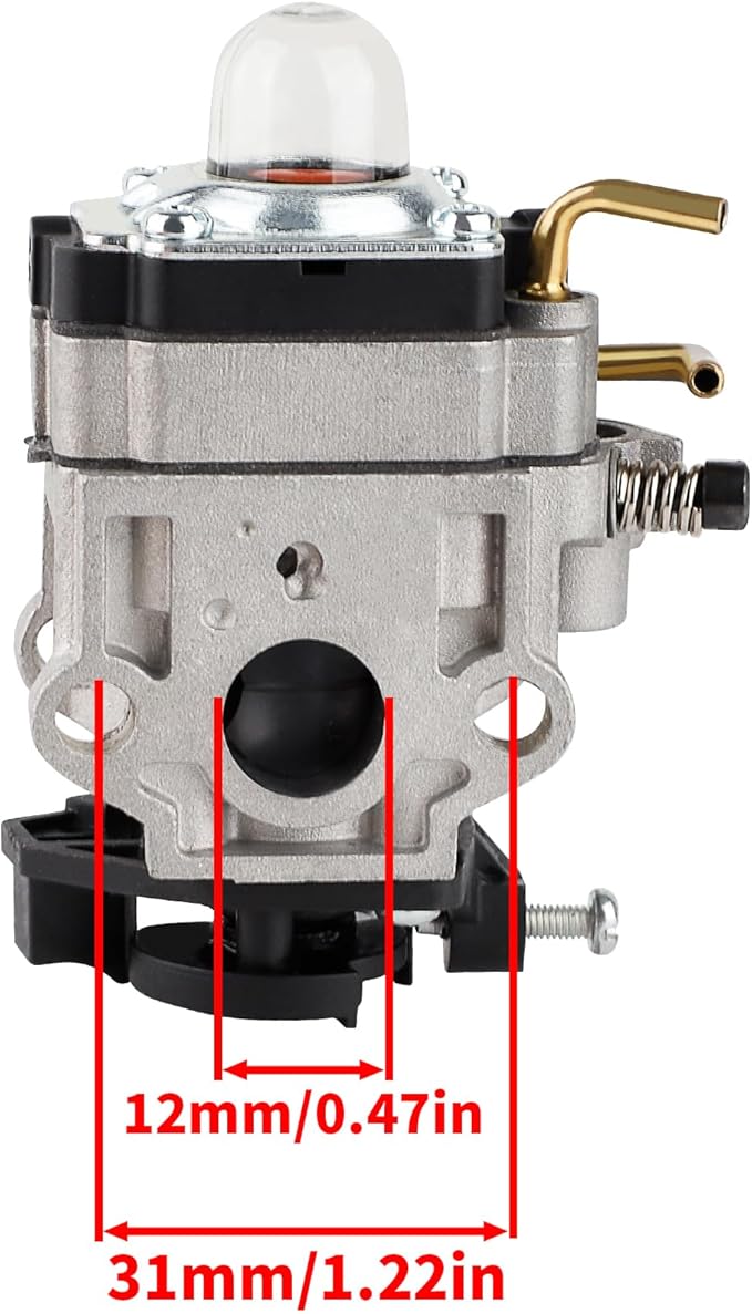 RY38BP 38cc Carburetor for Ryobi 308054129 RY38BP 175 MPH 760 CFM 38cc Gas Backpack Leaf Blower