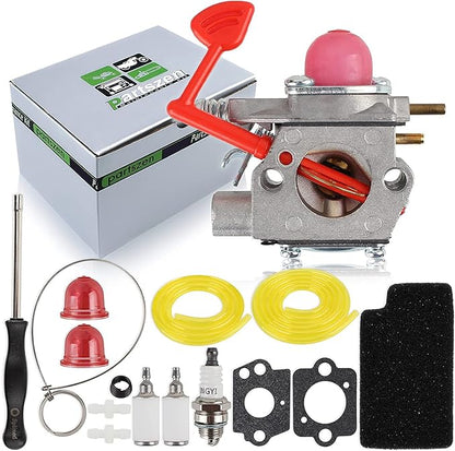545081855 WT-875 WT-875A Carburetor for Craftsman 358794650 Poulan pro BVM200C BVM200VS P200C GBV325 P325 Blower with Spark Plug