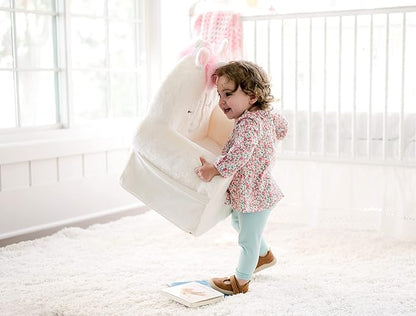 Soft Landing Animal Adventure Ivory Sweet Seats | Premium Character Chair with Carrying Handle & Side Pockets Unicorn