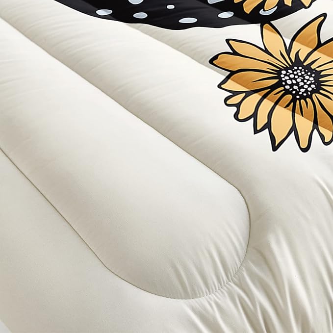 CVHOUSE Butterfly Bedding Set,Butterfly Comforter Full,Butterfly Comforter Set for Girls Kids Teens,Butterflies Quilt Set with 1 Comforter and 2 Pillow Cases- 3 Piece