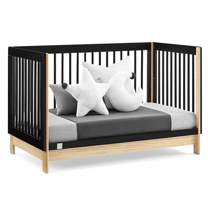 GAP babyGap Tate 4-in-1 Convertible Crib - Greenguard Gold Certified, Ebony/Natural