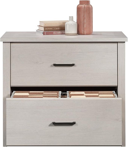 Sauder Summit Station 2-Drawer Lateral File Cabinet, L: 33.86" x W: 20.87" x H: 29.02", Glacier Oak