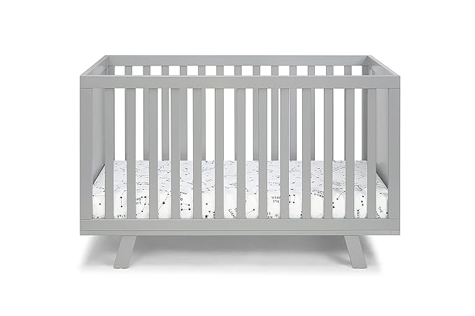 Suite Bebe Livia Convertible Crib in Gray & Gray