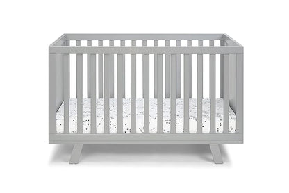 Suite Bebe Livia Convertible Crib in Gray & Gray