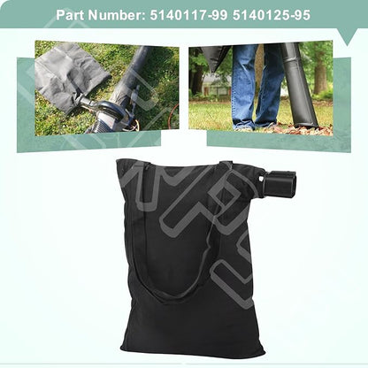 5140125-95 Leaf Blower Vacuum Shoulder Bag Replaces 5140117-99, for Black & Decker 3-in-1 Electric Leaf Blower, Fits Model BV2900 BV3100