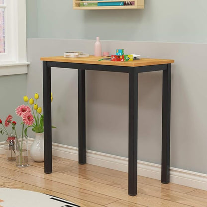 soges 31.5 inches Desk Small Desk Computer Desk Home Office Table Laptop Desk Writing Desk Study Table Computer Workstations Teak GCP2AC3-80TB