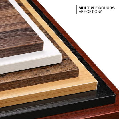 MoNiBloom 40 Inches Computer Desk with Storage Bag, Study Work Writing Table w/Metal Frame for Home Office, Walnut Color