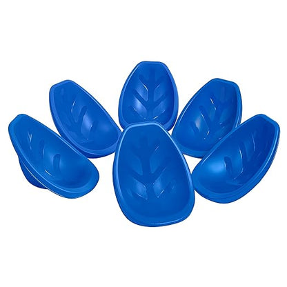 ECR4Kids Leaf Floor Seat, Rocker Chair, Blue, 6-Piece