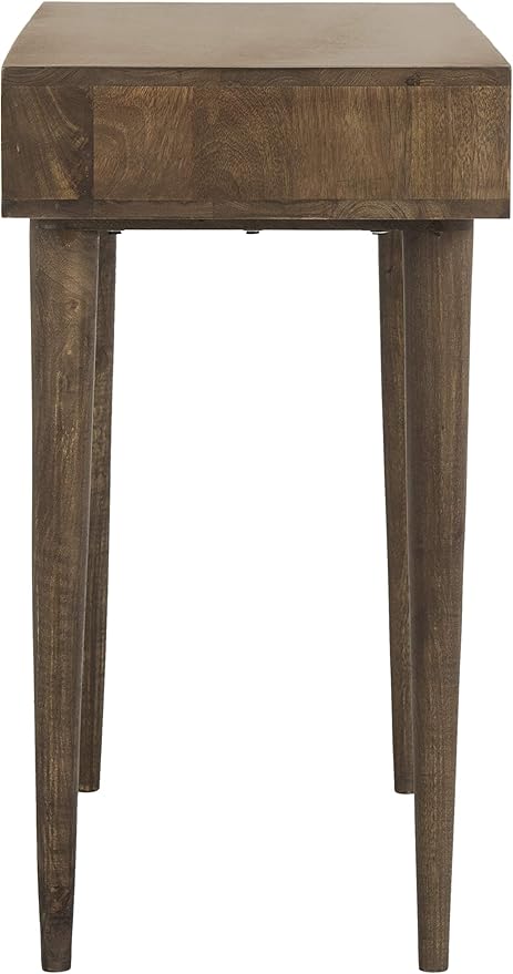 Safavieh Home Office Zinnia Modern Walnut Brown 1-drawer Desk