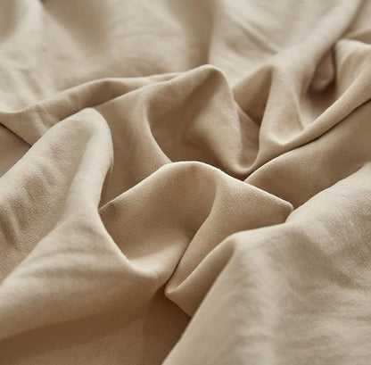 Champagne Comforter Set King Beige Bedding Set Lightweight Women Soft Champagne Blanket 3 PCs Durable Light Khaki Colored Comforter Set King Breathable Bed Comforter Set