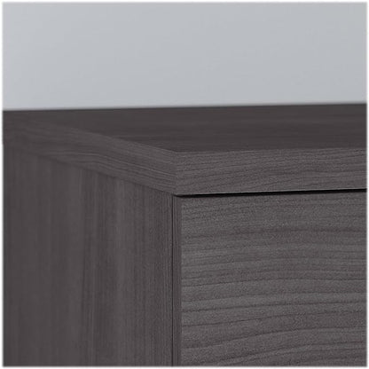 Bush Furniture Somerset 2 Drawer Lateral File Cabinet in Storm Gray