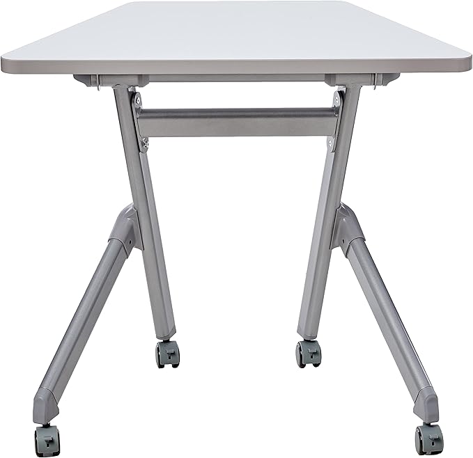 Safco Products Learn Student Nesting Trapezoid Desk, Small Corner Desk for Classrooms & Custom Classroom Layouts (Dry Erase)