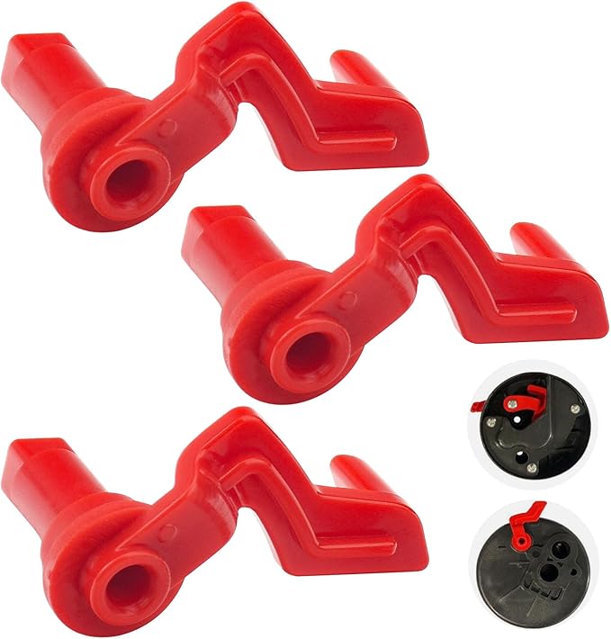 DECKMAN 576594801 Choke Levers Part for Blower EBZ7500, EBZ8500, RedMax, Echo, Husqvarna 570BTS, 570BFS, 580BTS, 580BF,S EBZ7500, EBZ8500 Blower, Stihl FS110, FS110R FS55RC Trimmer 3 Pack