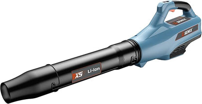 SENIX BLAX5-M-0 58 Volt 520 CFM Max, 129 MPH Max Cordless 3 Speed Blower with Turbo for Use B25X5 Lithium Ion Battery