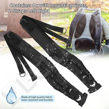 DECKMAN P021046660 P021046661 Back Pack Harness Kit Compatible with Echo P021046661 P021046660 PB-760LNH PB-770H PB-770T Backpack Blower Replace Harness Strap Kit, Includes 2 Straps Left Right