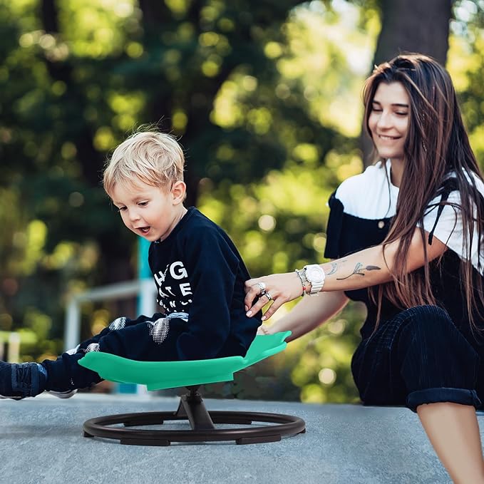Autism Sensory Products Sit and Spin Spinning Activity Toy for Toddlers, Sensory Spinning Seat for Kids, Autism Kids Swivel Chair Training Body Coordination