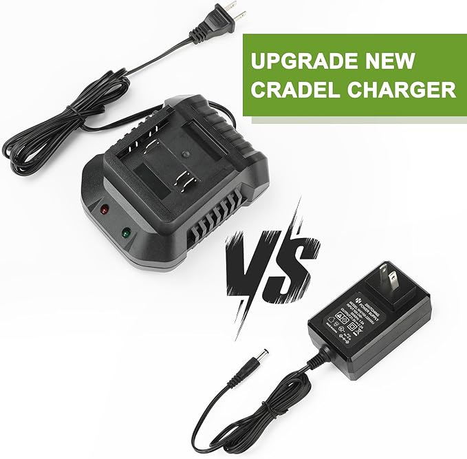 Leaf Blower Cordless- 20V 5.0 Battery-Powered Leaf Blower, 80-150MPH, Upgraded Motor and Mini Electric Leaf Blower with Charging Seat for Use in The Yard or Lawn