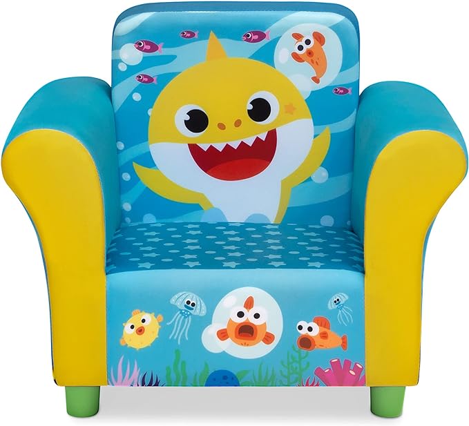 Delta Children Upholstered Chair, Baby Shark