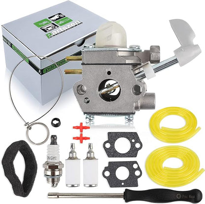 308054114 308054075 Carburetor for Homelite Carburetor Fits for 26B Leaf Blower UT09526 with Carburetor Adjusting Tool Air Filter