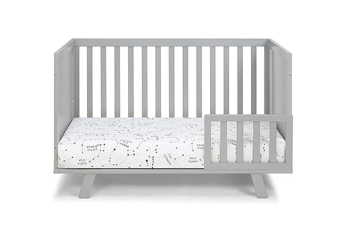 Suite Bebe Livia Convertible Crib in Gray & Gray