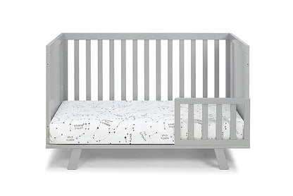 Suite Bebe Livia Convertible Crib in Gray & Gray