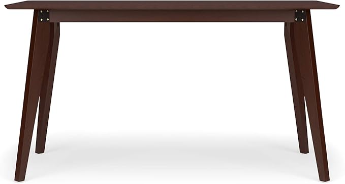 HON Basyx BSX55WPLMWMW Modern Home Office Wood Computer Desk, 55", Walnut