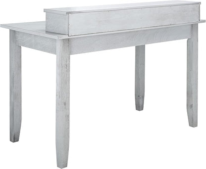 SAFAVIEH Home Collection Winsome Dark Grey 2-Drawer Office Living Room Bedroom Study Foyer Writing Desk DSK1402B, 0