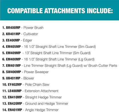 Makita UB401MP Blower Couple Shaft Attachment