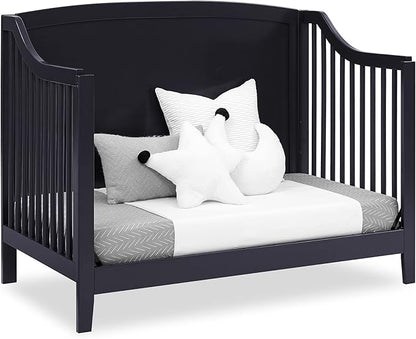 Delta Children Campbell 6-in-1 Convertible Crib - Greenguard Gold Certified, Midnight Grey