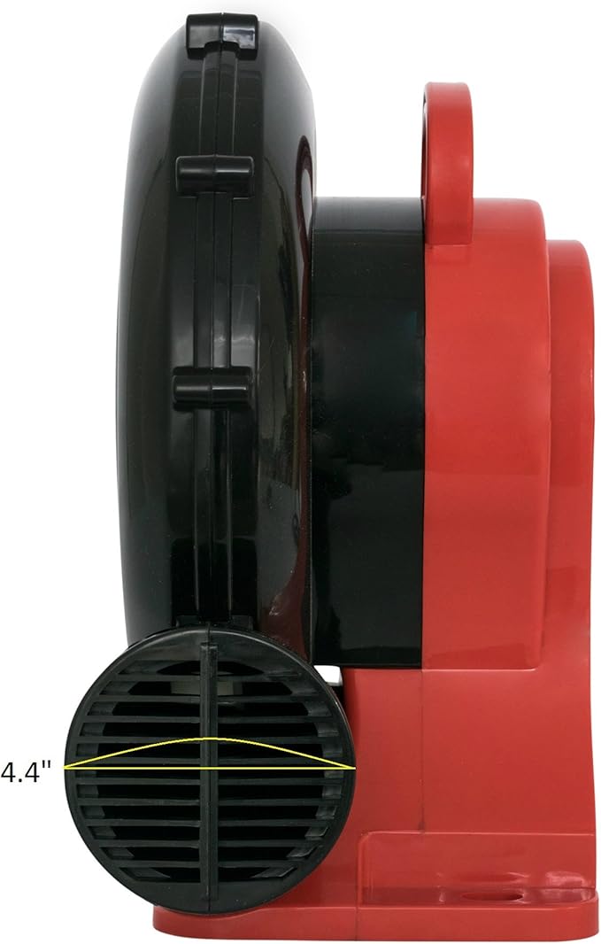 XPOWER BR-35 ½ HP Indoor/Outdoor Inflatable Blower Fan for Bounce Houses and Movie Screens, with Weather-Resistant Switch, Safety Certified