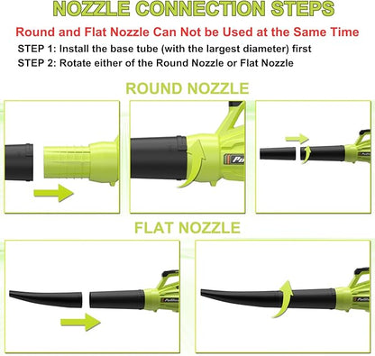 Leaf Blower 20V Leaf Blower Cordless with 4.0Ah Battery and Charger, High Power 400 CFM Electric Leaf Blower, Lightweight Handheld Cordless Blower for Lawn Care Yard Patio Garden Leaves Snow (Green)