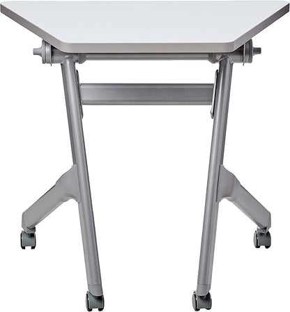 Safco Products Learn Student Nesting Trapezoid Desk, Small Corner Desk for Classrooms & Custom Classroom Layouts (Dry Erase)
